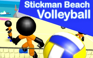 Image Stickman Beach Volleyball